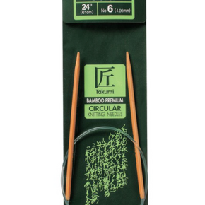 Takumi Bamboo Premium Circular Knitting Needles - 24"