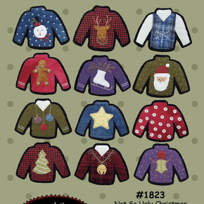 All Through The Night Pattern - Not So Ugly Christmas Sweater Ornaments