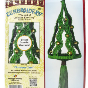 Zenbroidery Macrame Kit - Christmas Tree