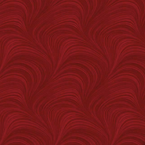 Benartex Wave Texture 108" Flannel Wide Quilt Back 12966WF-15 Medium Red