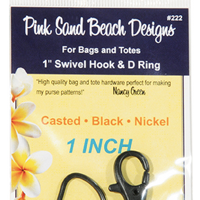 Pink Sand Beach Designs - 1" Swivel Hook and D-Ring