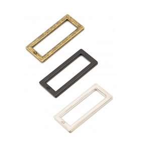 BY ANNIE HARDWARE - 1.5" Flat Rectangle Rings