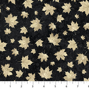 NORTHCOTT FABRIC - Oh Canada 10th Anniversary - Small Leaves 24269-99