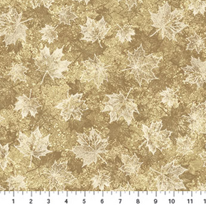 NORTHCOTT FABRIC - Oh Canada 10th Anniversary - Large Leaves 24266-14