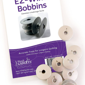 Handi-Quilter EZ-Wind Slotted M-Class Bobbins for Longarm Machines (Package of 5)