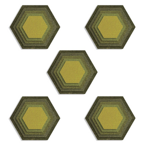 Sizzix Thinlits by Tim Holtz - Stacked Tiles, Hexagons 664420