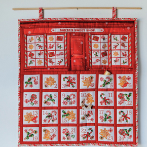 Peppermint Candy Advent Panel from Northcott