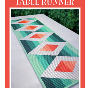 Aztec Diamond Table Runner Pattern by Cut Loose