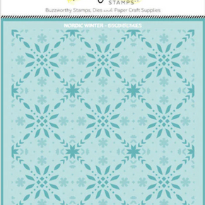 Honey bee Stamps Stencil - Nordic Winter (set of 2)