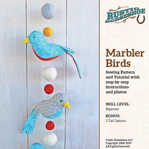 Rustic Horseshoe Pattern - Marbler Birds
