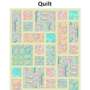 Ladeebug Design Patterns - Tossed Tiles Dreams Quilt