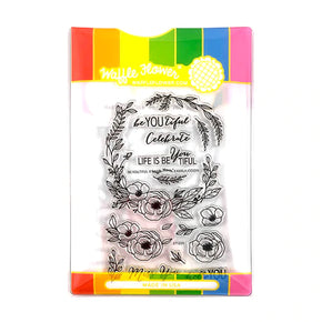 Waffle Flower Die and Stamp Set - Be You Tiful