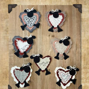 Wooden Spool Designs Pattern - Will Ewe Be My Valentine WSD#2202
