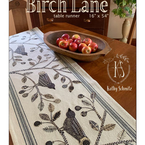 Birch Lane Table Runner Pattern by Kathy Schmitz