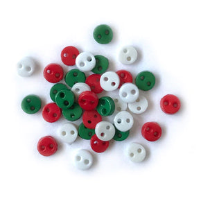 Buttons Galore - 1801 Christmas Micro Tiny Buttons