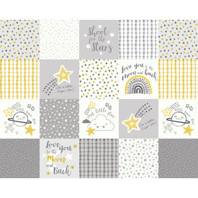 To The Moon And Back - CX10091-Whit-D My Little Star Patch