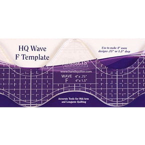 Handi Quilter Ruler - HQ Wave F Template