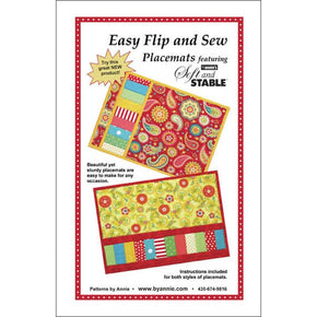 By Annie Easy Flip and Sew Placemats Pattern
