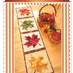 Shabby Fabrics Patchwork Maple Leaf Table Runner Pattern