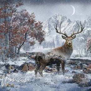 27" Panel - Hoffman Fabrics - Digital Prints-Call of the Wild December