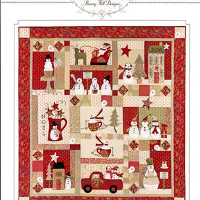 Merry, Merry Snowmen Quilt Pattern -From Bunny Hill Designs By Sutton, Anne