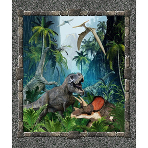Jurassic - Dinosaur Multi Panel by In The Beginning Studio for In the Beginning Fabrics