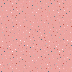 Poppie Cotton Country Confetti - Cotton Candy / Dk Pink