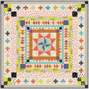 GREEN BEE PATTERN - The Marcelle Medallion Quilt
