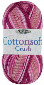 KING COLE YARN - Cottonsoft Crush - Candy Floss 2434