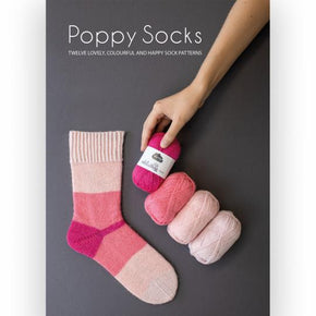 Poppy Socks book - Twelve Lovely Colourful and Happy Sock Patterns