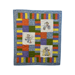 Boy Nursery Rhymes Baby Quilt *Finished Quilt