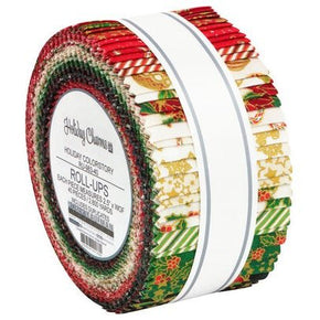 Holiday Charms Holiday Colorstory RU-1082-40 Jelly Roll