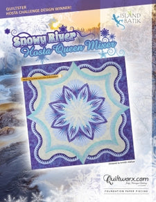 Timeless Treasures Pattern - Snowy River Hosta Queen Mixer