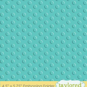 Taylored Expressions Embossing Folder - Lots of Dots TEEF04
