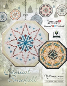 Timeless Treasures Pattern - Celestial Snowfall