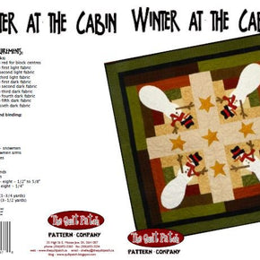 The Quilt Patch Pattern - Winter at the Cabin