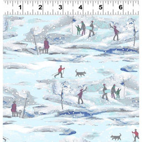 Clothworks Ski Town Fabric